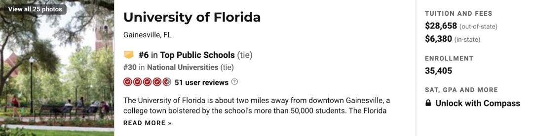 2021年美国康涅狄格大学排名,2023年usnews全美公立大学排名