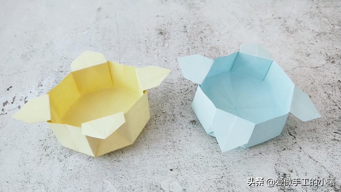 充电器收纳盒折纸大容量,手工折纸大容量收纳盒简单又漂亮