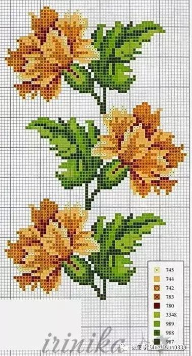 十字绣绣花图纸,十字绣刺绣花图