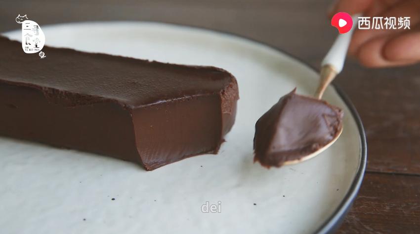 自制懒人熔岩巧克力不用淡奶油,冰山熔岩巧克力懒人做法