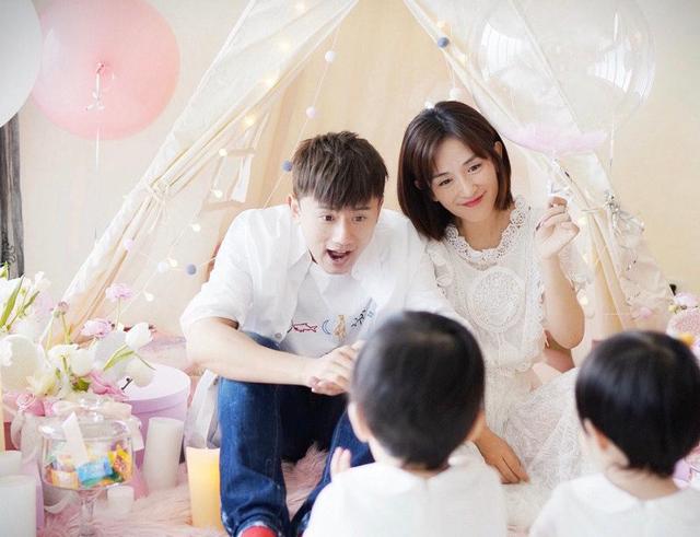 张杰谢娜高甜瞬间合照,张杰和谢娜一家四口的合照