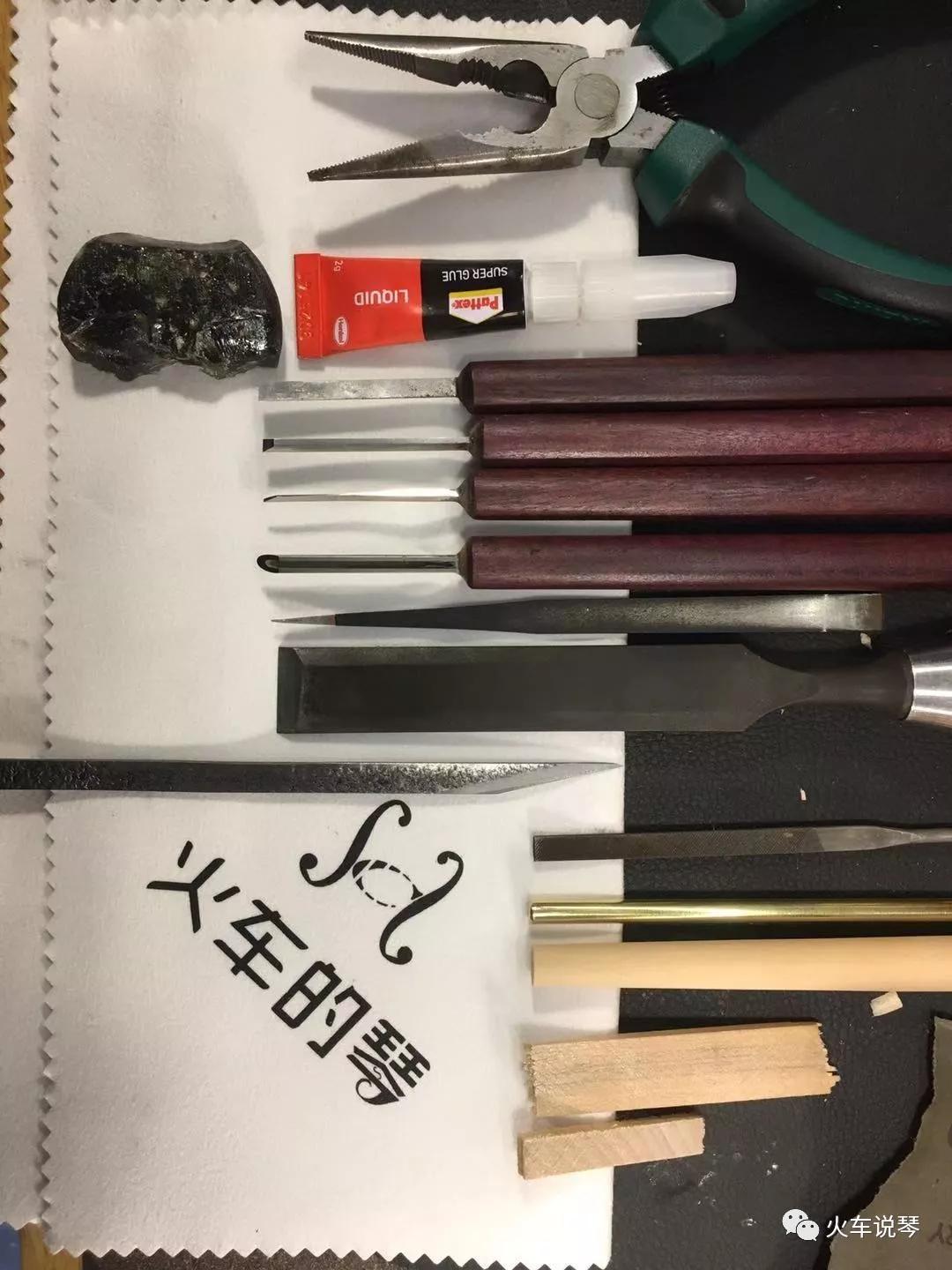 手把手带你学换刃,高档的小提琴弓毛用平了怎么换