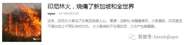 新加坡烟霾问题“冲”出南洋，登上中国高考试卷......