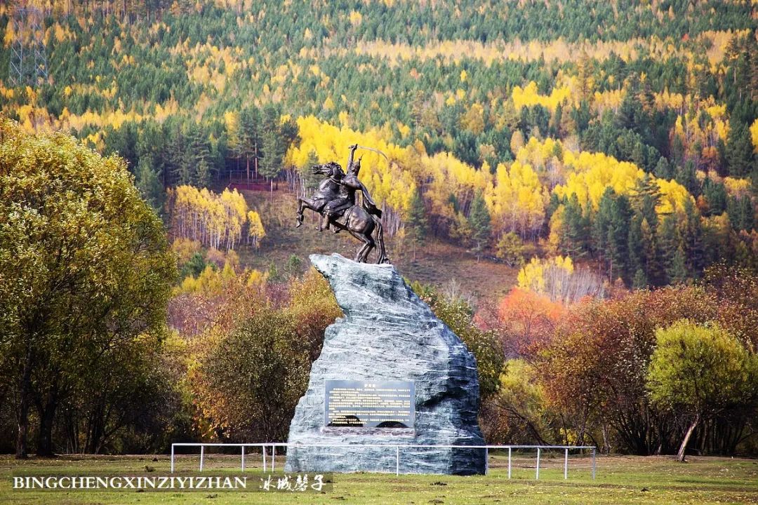 深秋的大兴安岭色彩斑斓,大兴安岭的秋天美景