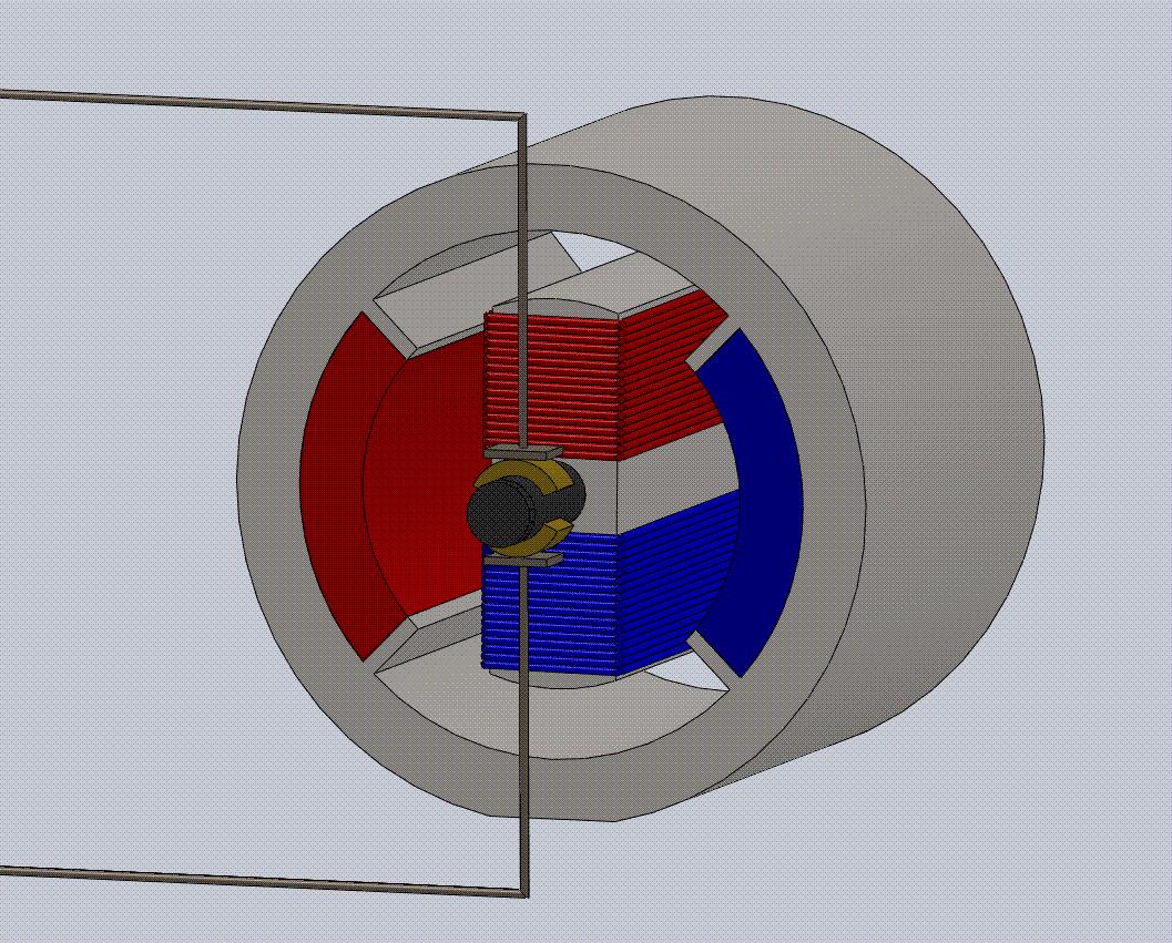 电动机基本原理结构图,一分钟看懂电动机的工作原理