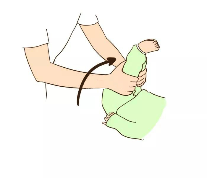 排气操婴儿操0-3个月腿部动作,宝宝健康发育操