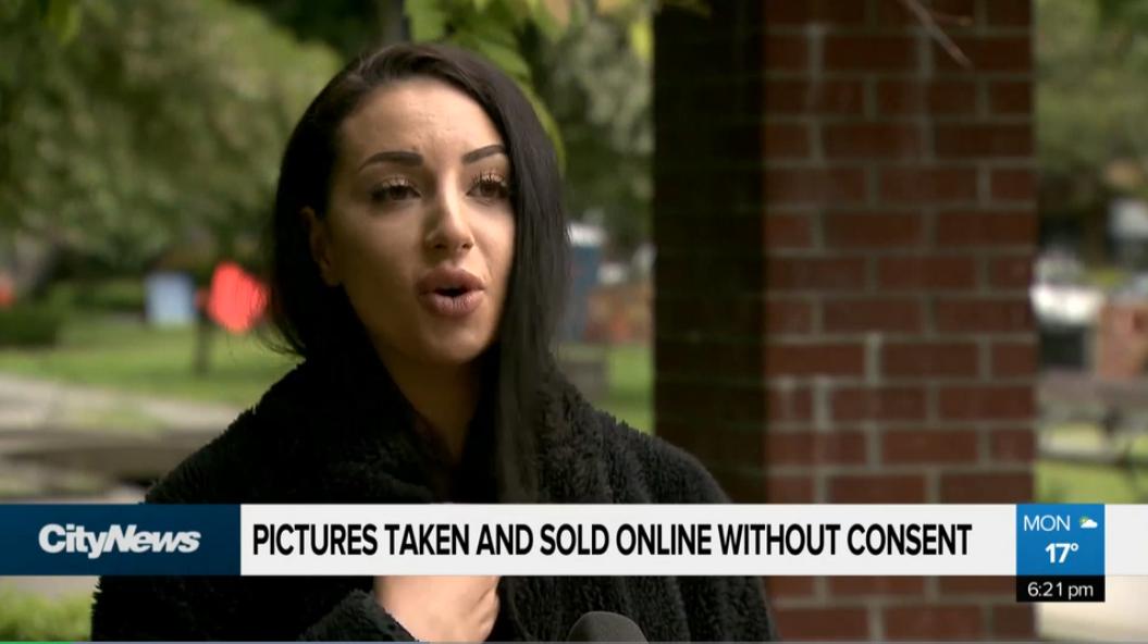 变态出没当心！温哥华美女被*拍偷**私照，在抖音上疯传！网上挂卖