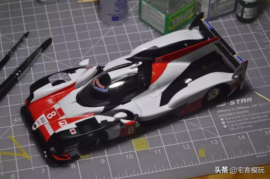 田宫模型本田s2000拼装全过程,模型田宫