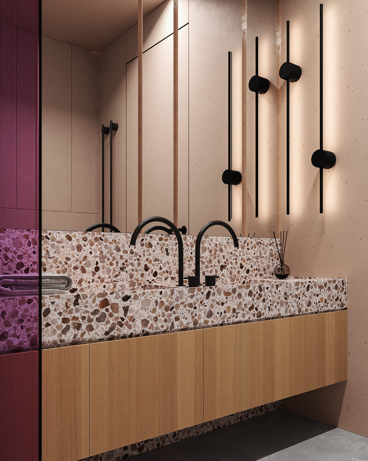 色彩质感强的室内设计,色彩主义室内设计