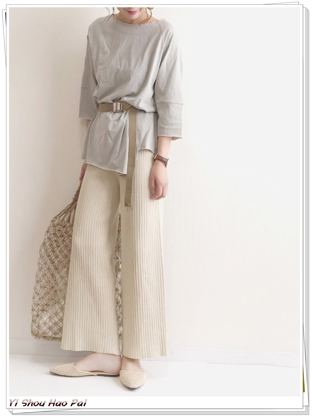 休闲帆布印花腰带怎么搭配,腰带也可以这样搭哦