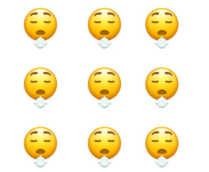 emoji又出新表情,新出的emoji表情来模仿一下