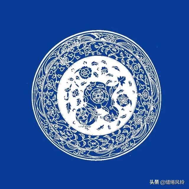 青花瓷花纹图案欣赏,青花雕瓷图片欣赏
