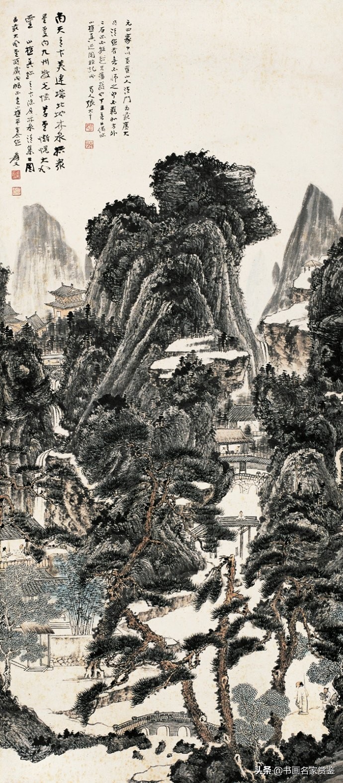 张大千最著名的画人物,上世纪画坛大师