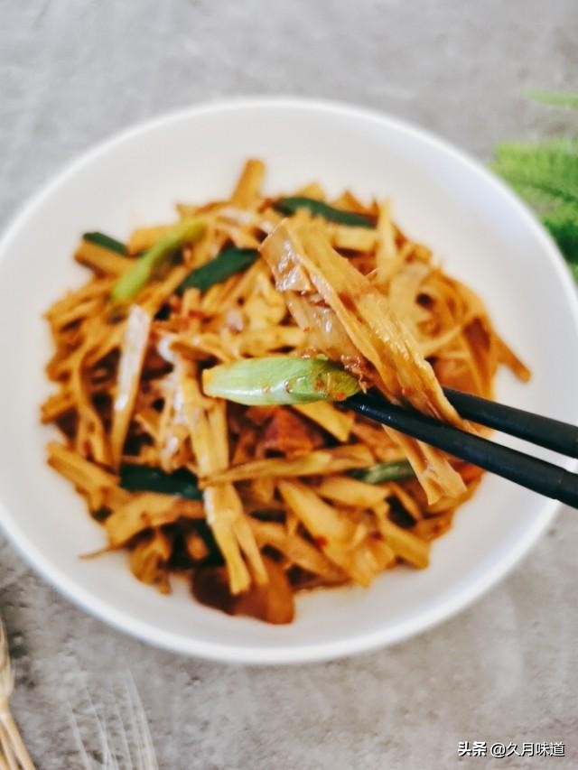 干竹笋烧肉怎么烧才能最好吃,干竹笋烧肉真香