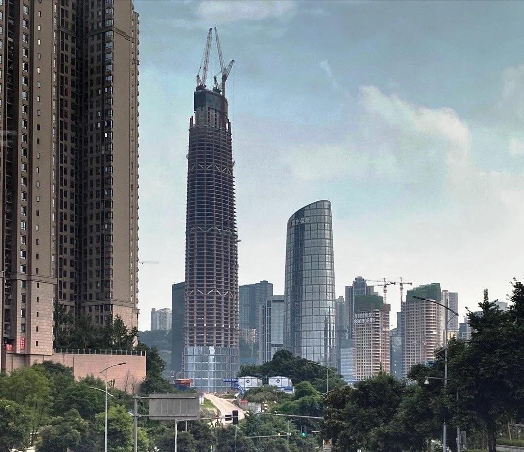 重庆万科陆海国际中心,重庆超级天际线