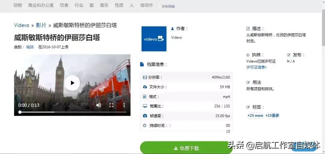 点击查看10个视频素材网站汇总,4个超火的视频素材网站
