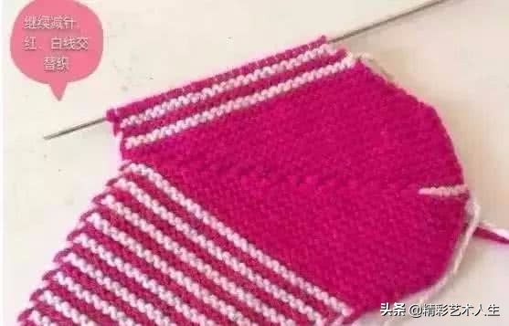 毛线拖鞋无后跟棒针编织全过程,棒针织毛线拖鞋花样图案大全