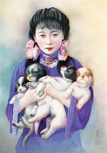 这位怪才靠画月份牌养活全家，电影皇后胡蝶都要给他做模特