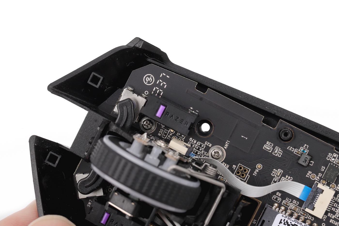 雷蛇巴塞利斯蛇终极版鼠标防滑贴,雷蛇巴塞利斯蛇v3鼠标拆解