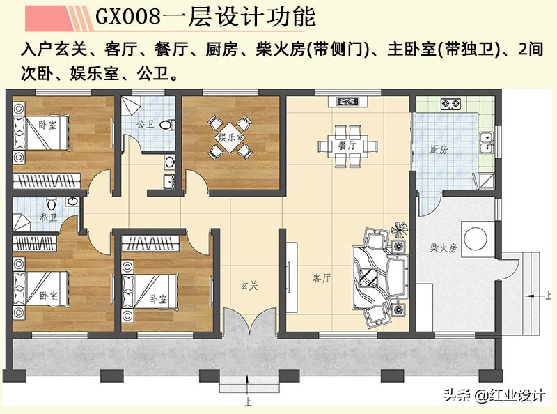 北方养老房设计,北方农村养老房