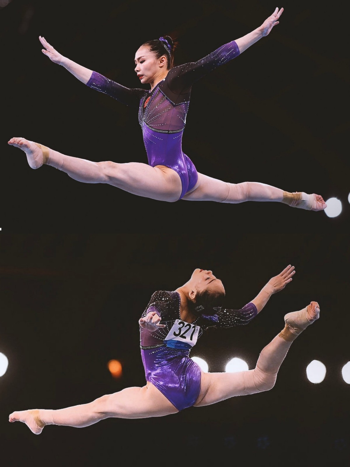 中国体操白衣服,体操服中国红