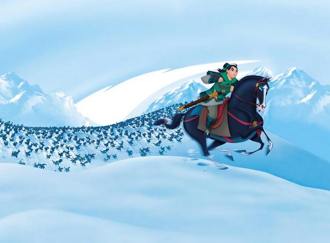 迪士尼木兰动画宣传片,迪士尼动画片花木兰粤语版