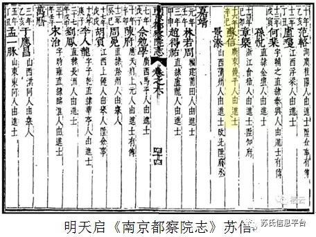 饶平大埕苏信,广东饶平苏氏宗谱