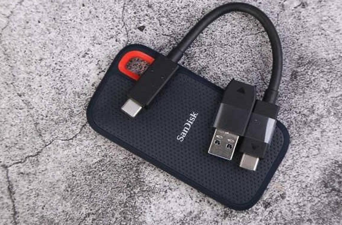 闪迪固态移动硬盘开箱试用,闪迪官方正品1t移动固态硬盘