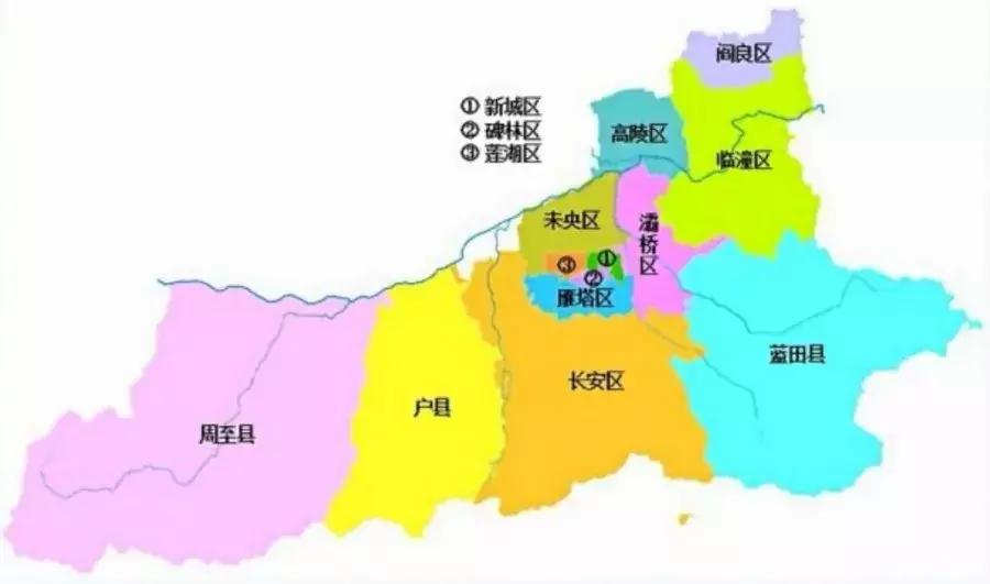 西安市最贫穷的区县,西安各区人眼中的区域