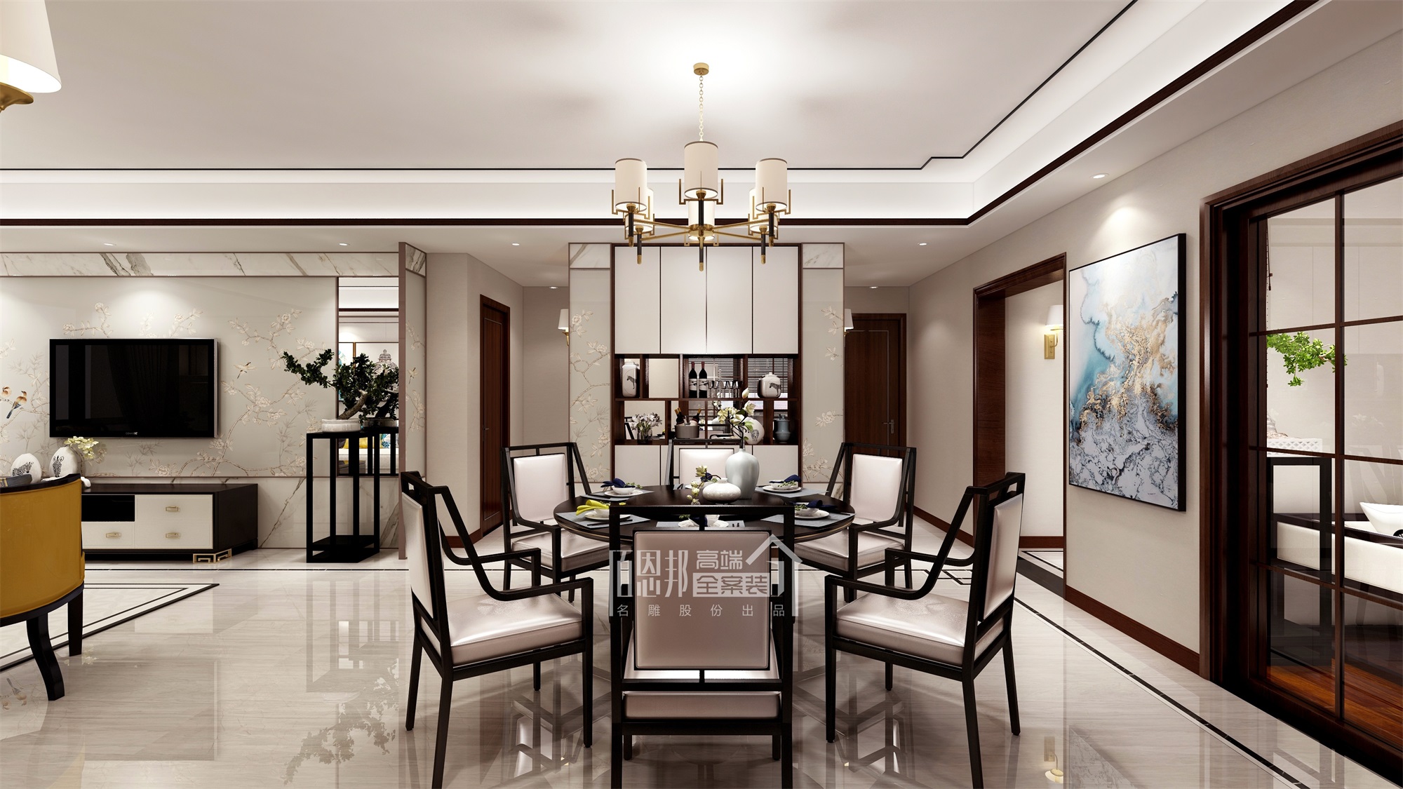 湘熙水郡湖景,湘熙水郡91平样板房