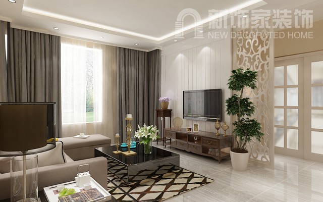 客厅电视背景墙太小怎么办,客厅背景墙太小