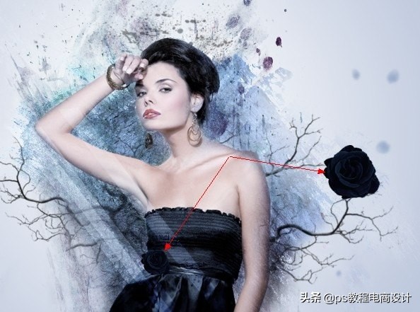 ps怎么把图片处理成水墨效果,ps怎么把实景做成彩色水墨效果