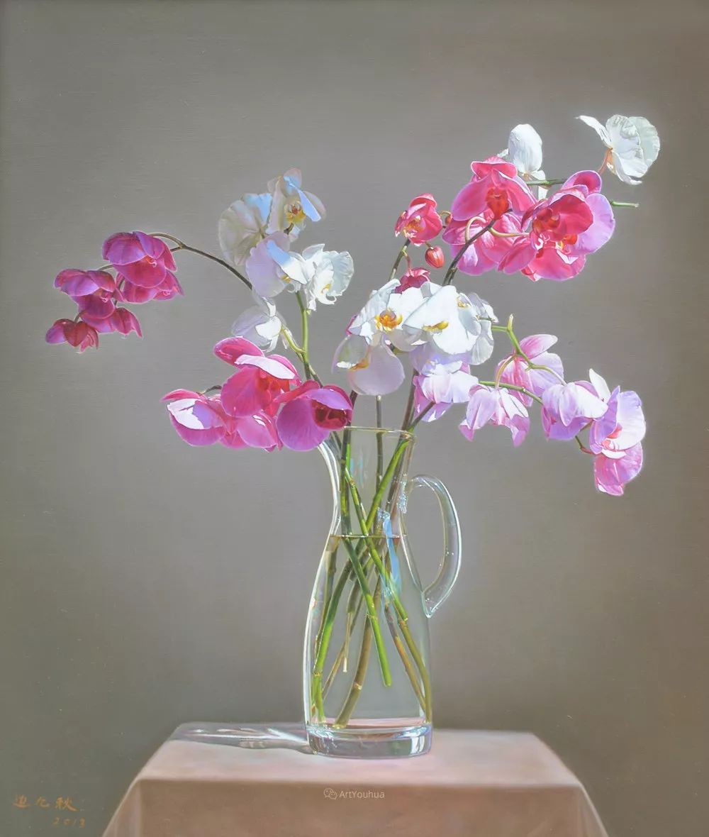 中国写意油画双年展高清作品集,国韵经典油画第五届