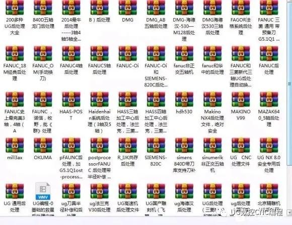 ug经典产品加工案例,ug加工多个不同零件排版