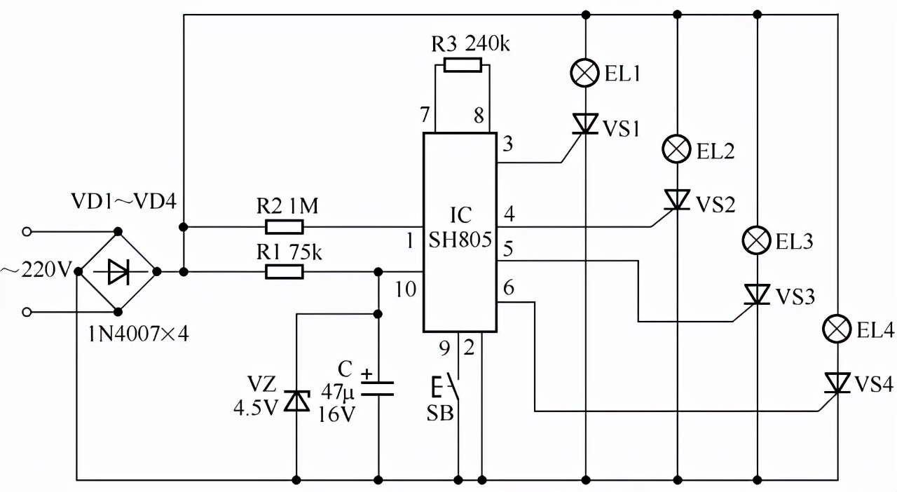 照明双控原理,照明灯双控开关怎么接