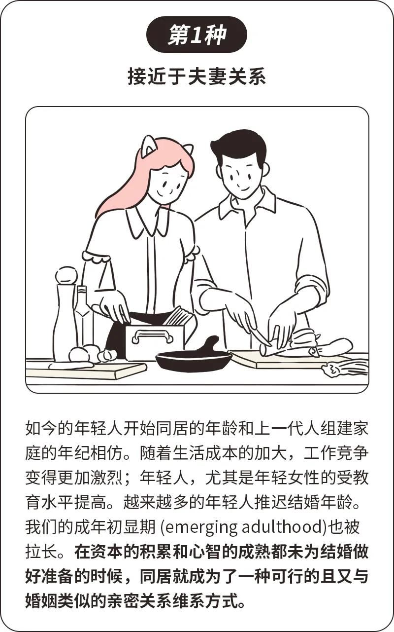 同居有3种，只有一种通往婚姻，甚至有一种通往单身