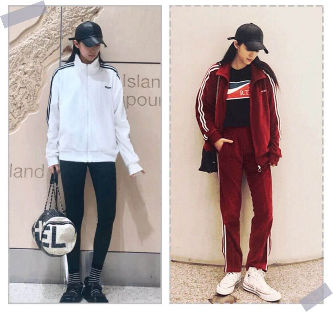 欧阳娜娜私服穿搭,欧阳娜娜格纹外套穿搭