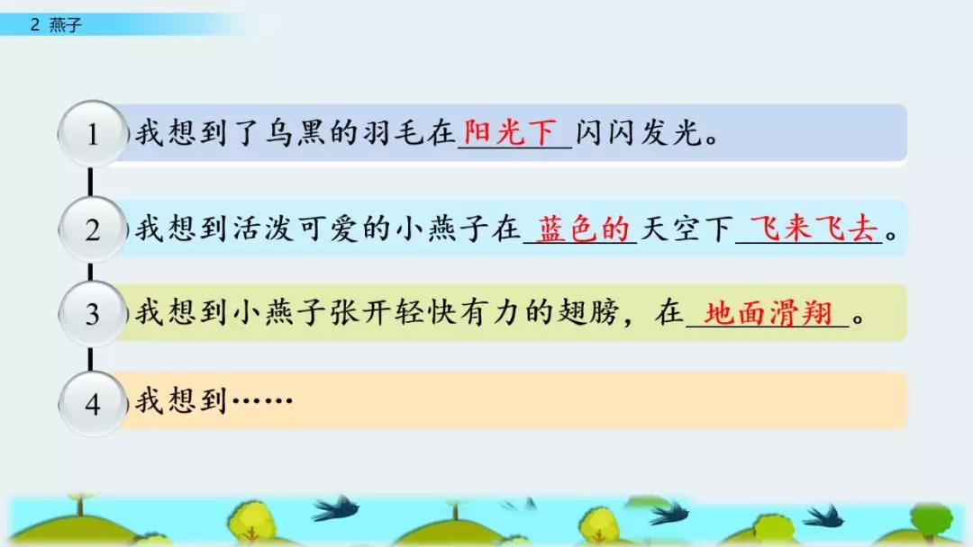 语文三年级下册燕子课文解析,三年级语文下册第2燕子课文重点