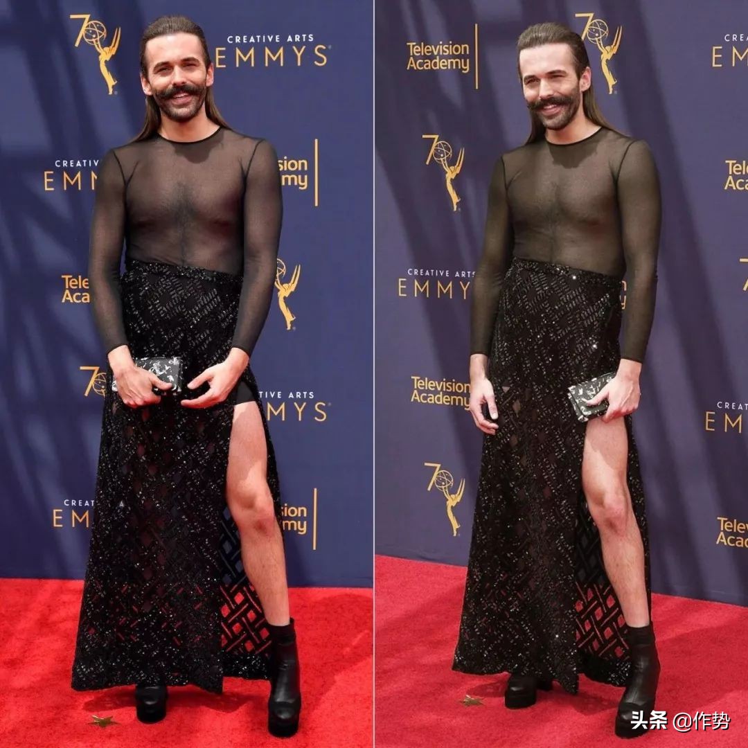 这位大胡子男人,穿起裙子来竟然比女生和还要合适?!