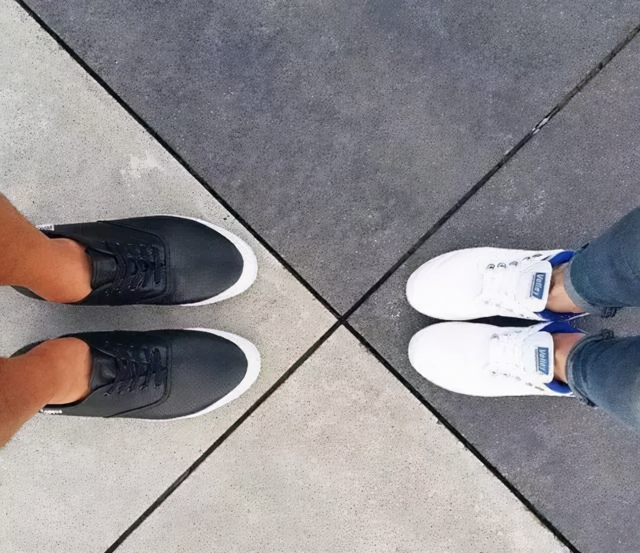 休闲小白鞋匡威vans,年度最火vans小黑鞋这样穿真酷