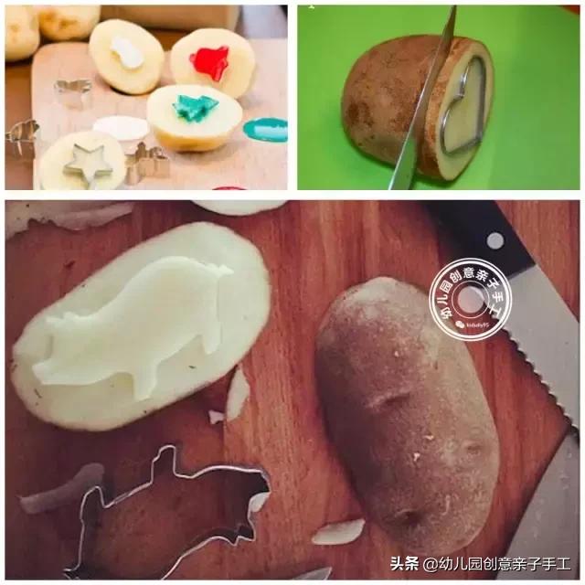 幼儿创意美术花瓣拓印,如何创作一幅优秀的蔬果拓印画