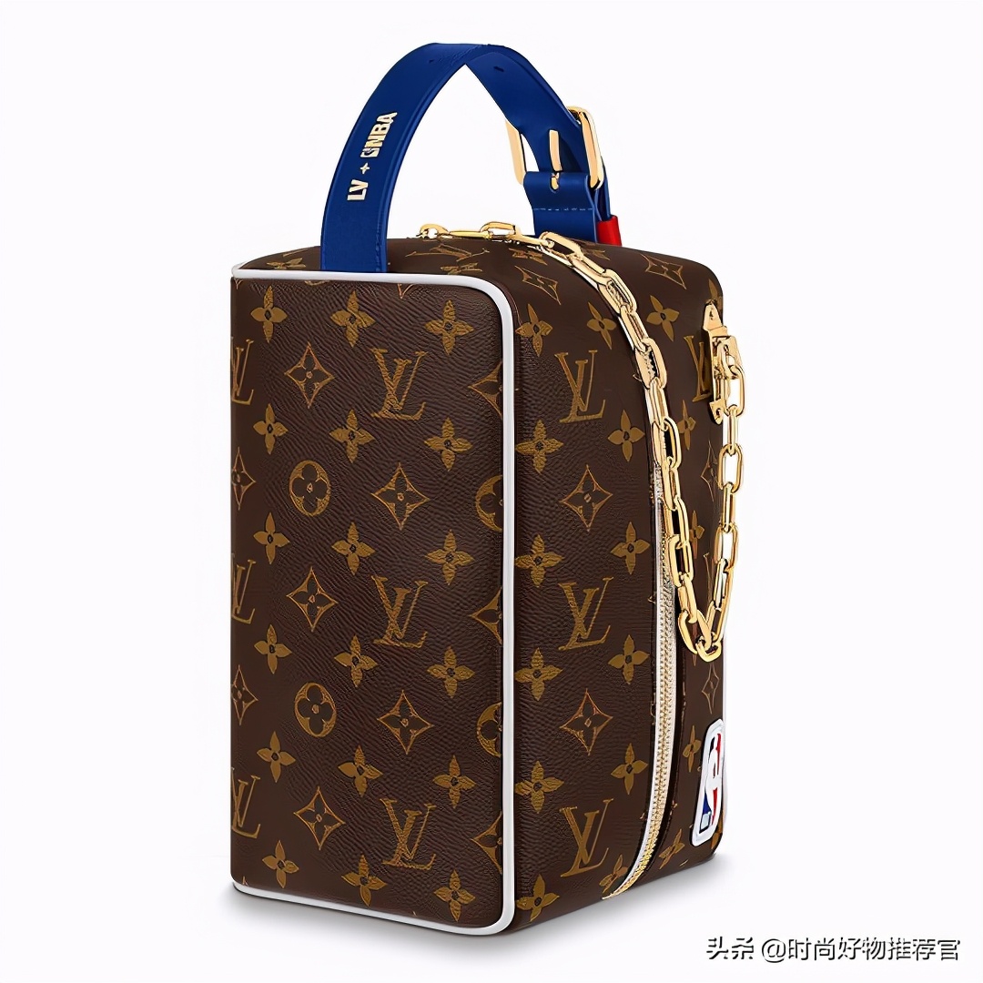 LV新包|NBA合作系列：篮网元素，红白蓝3色细节