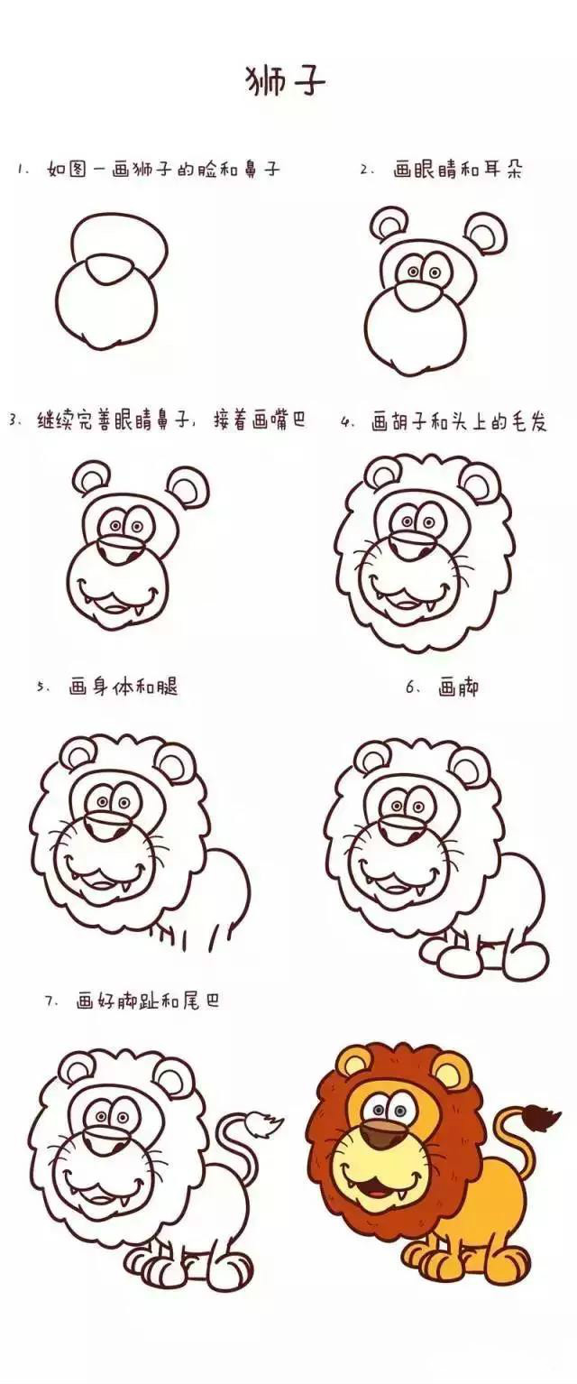 3-6岁儿童简笔画基础教程,简笔画教程儿童简笔画