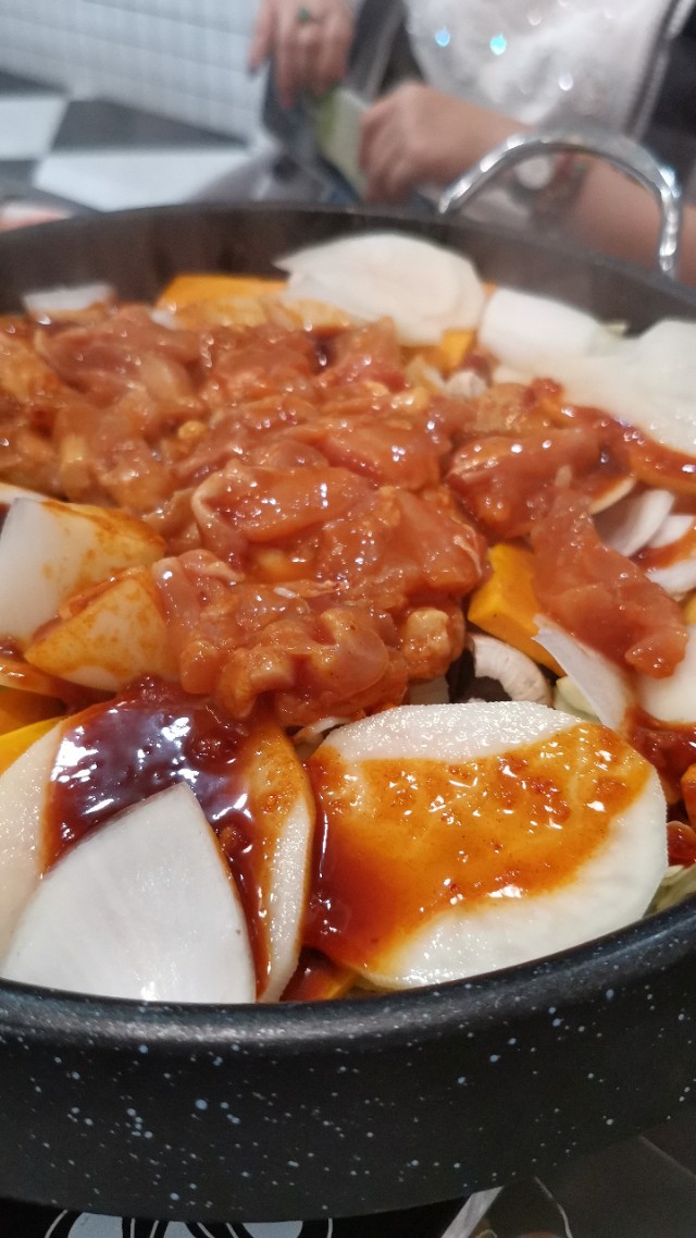 韩式香菇泡菜饭,正宗韩国泡菜芝士饭