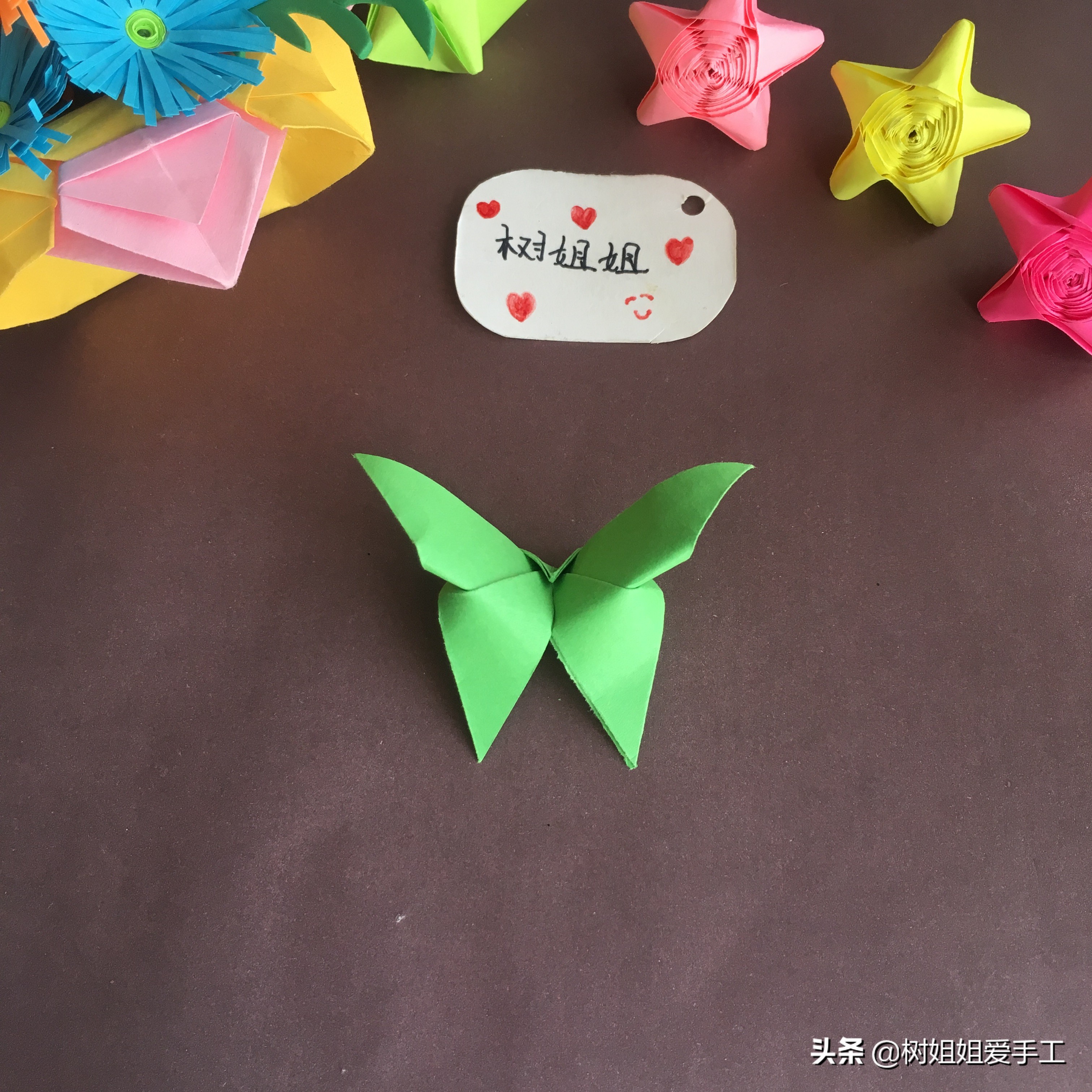 正方形纸折纸视频折蝴蝶书签,蝴蝶折纸怎么折