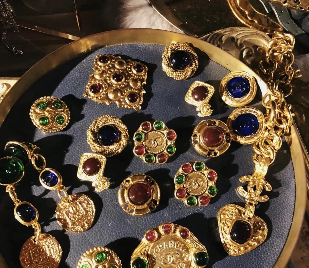 香奈儿chanel中古vintage首饰,珠宝首饰香奈儿款