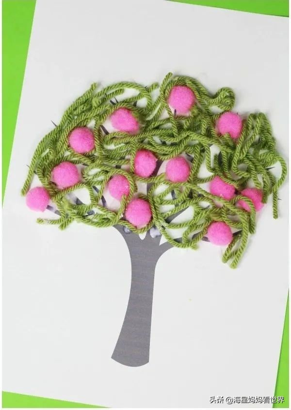 植树节种树简单又漂亮,关于植树节制作大树的图片