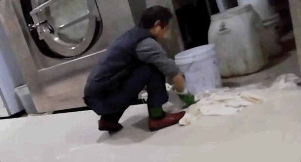 一次性*裤内**与带血床单混洗，劣质漂白腐蚀皮肤，7天如家再被曝光