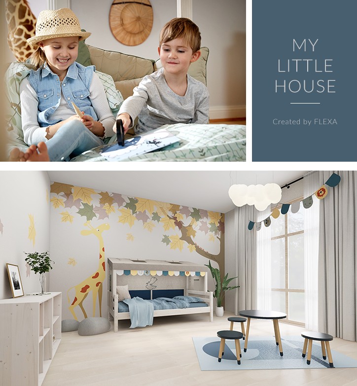 在FLEXA芙莱莎布艺树屋中读绘本是怎样的体验?
