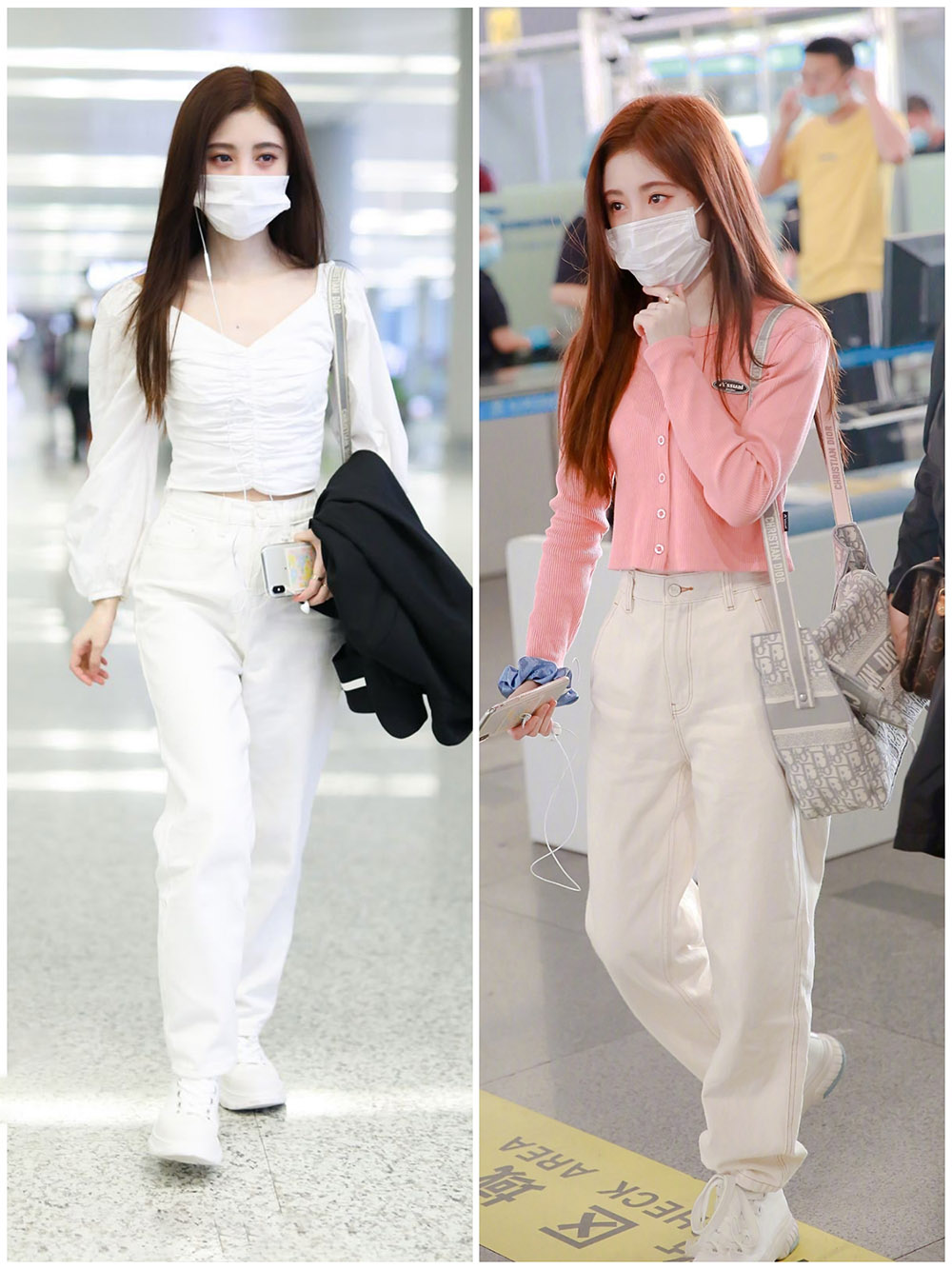 身高只有159的鞠婧祎，穿搭却能显高显瘦，小个子女生也能撑起来